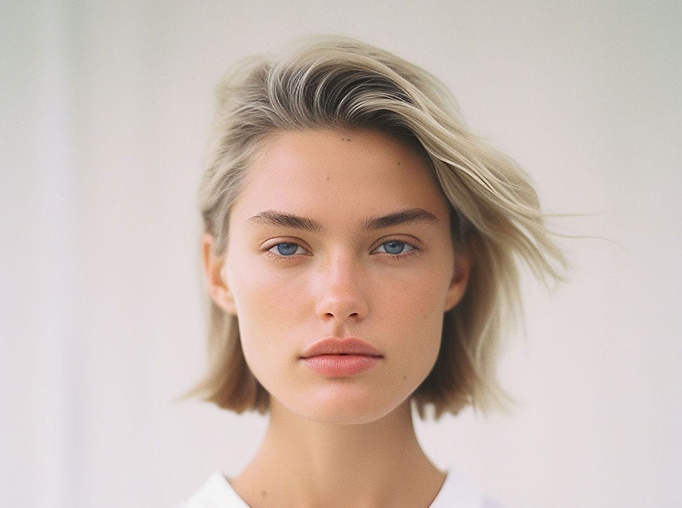 The lip filler procedure performed by a doctor