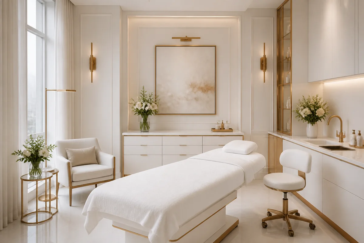 The luxury Mayfair clinic interior